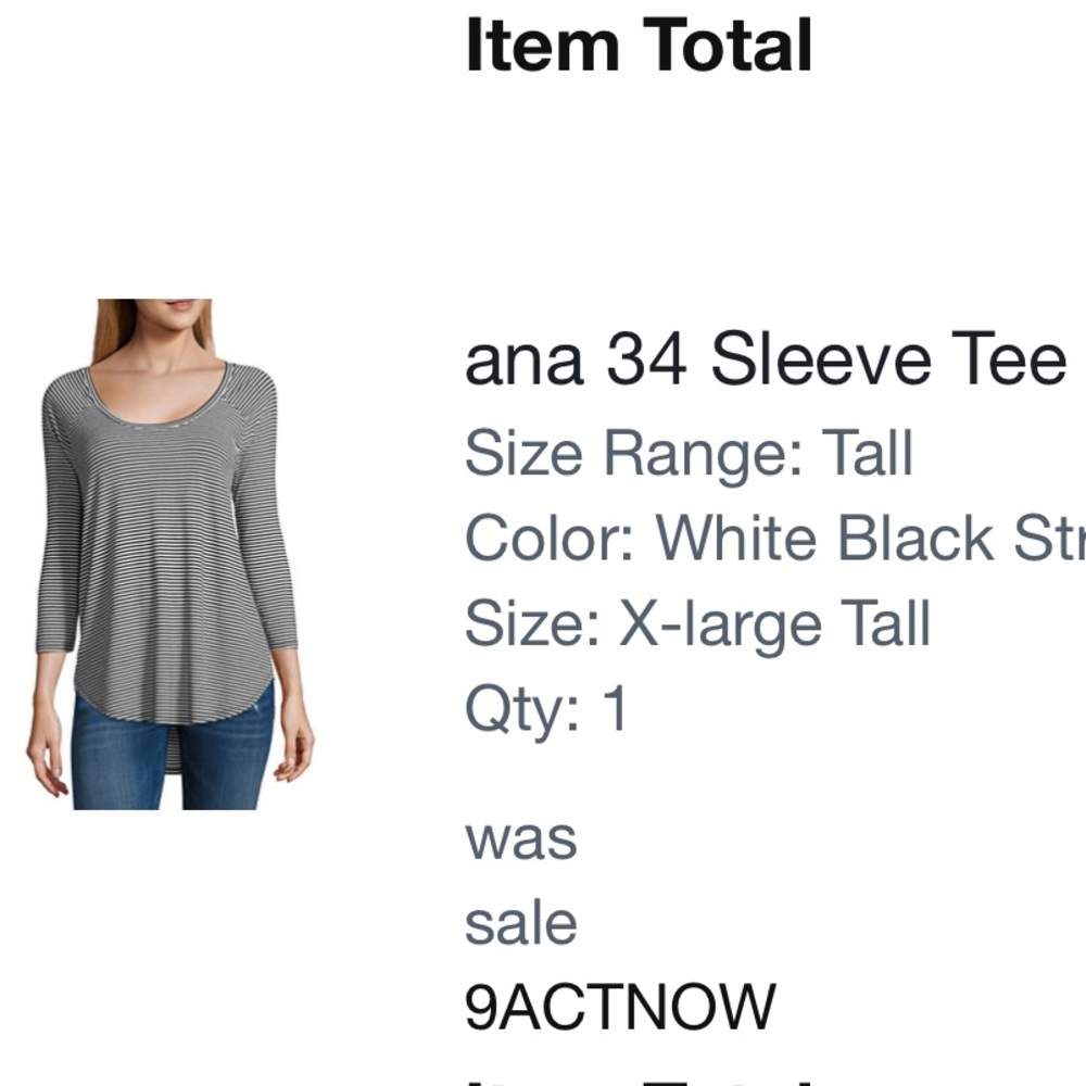 a.n.a Striped Shirt - Picture 6 of 6